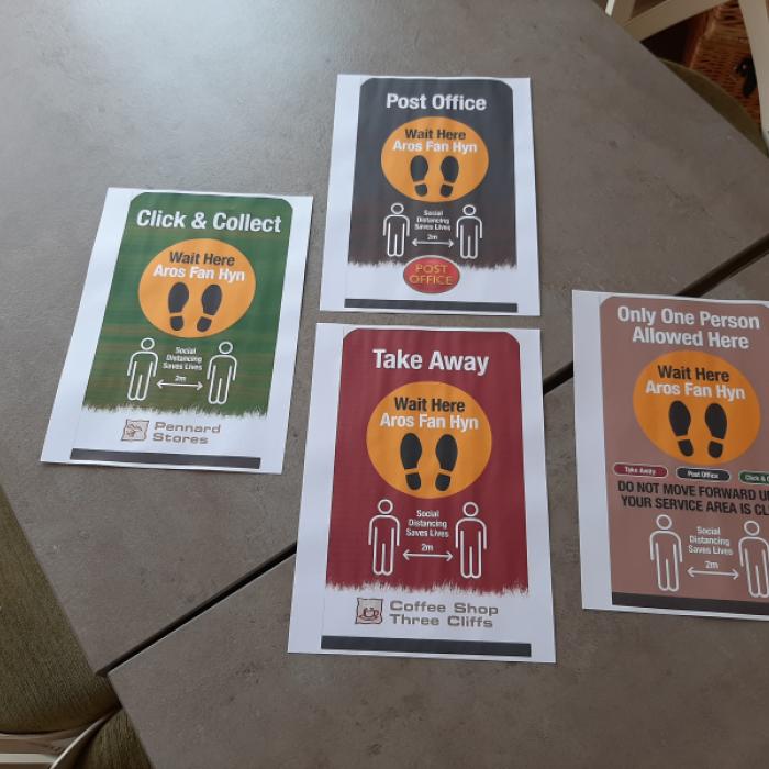 New Signs To Help You! our shop is changing